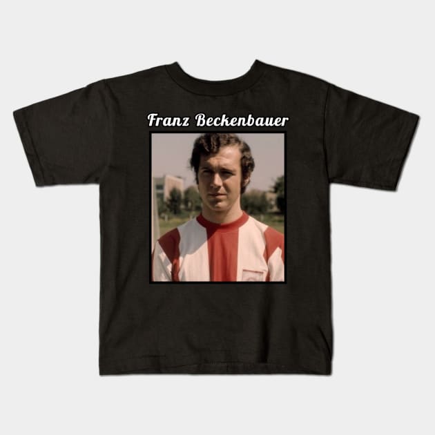 Franz Beckenbauer / 1945 Kids T-Shirt by DirtyChais